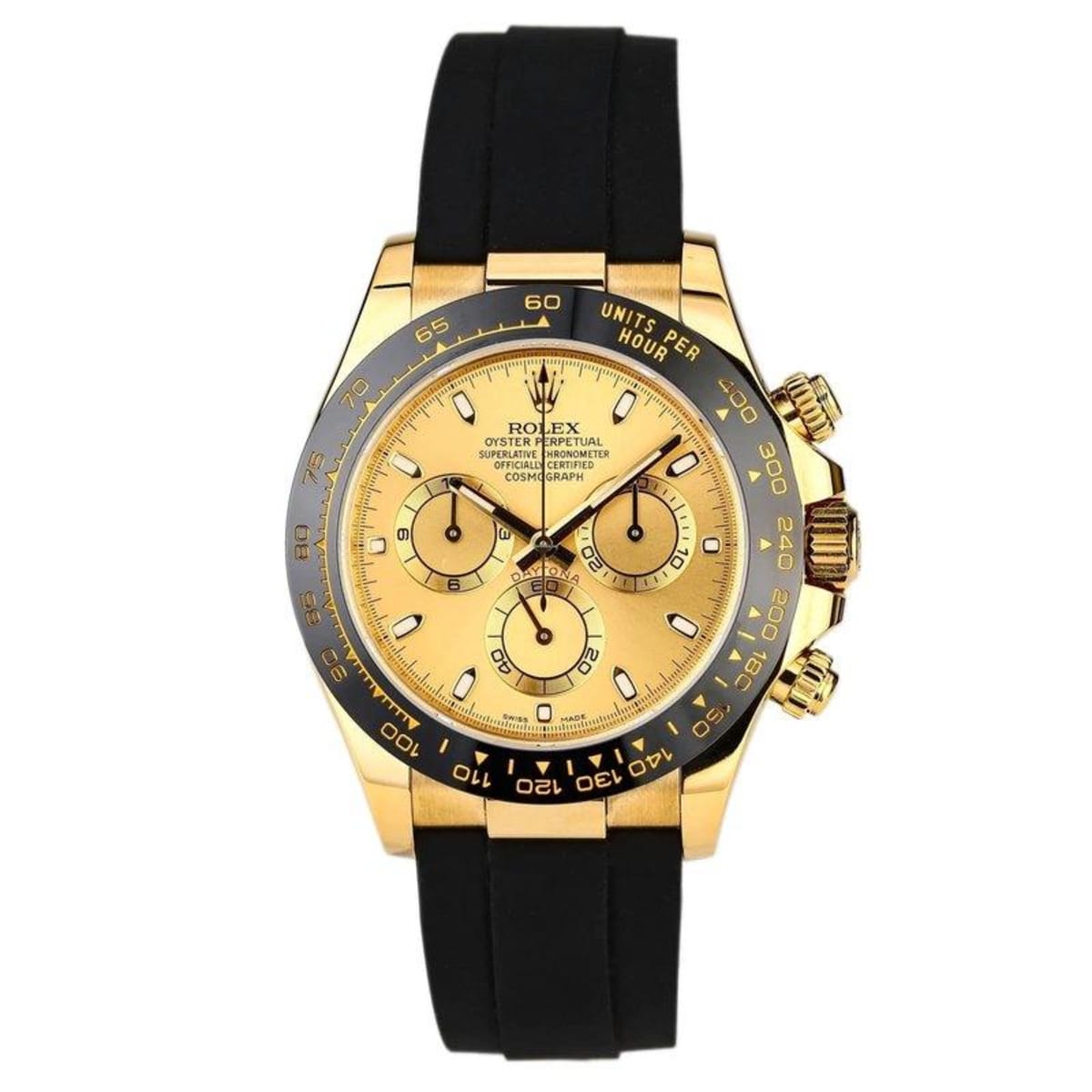 Rolex Cosmograph Daytona Champagne Index Dial Men's Watch M116518LN-0042