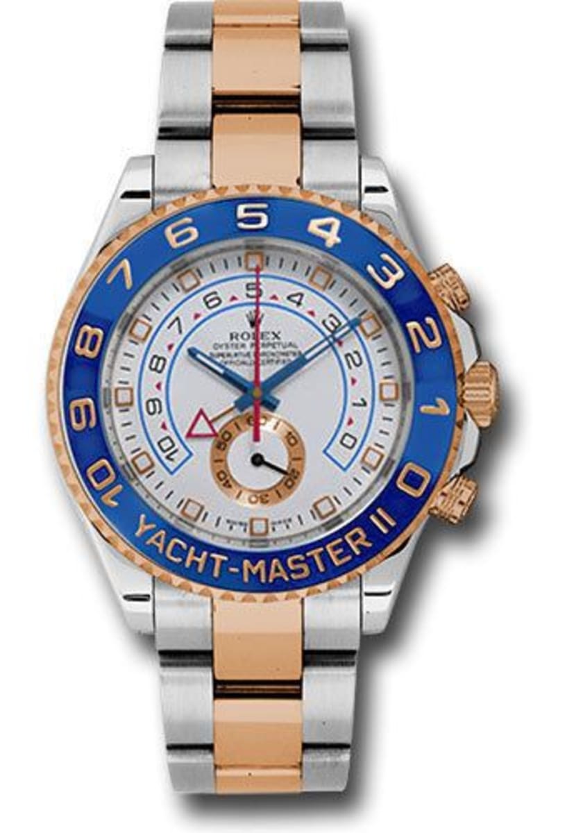 Men's Rolex Yacht-Master 40 Rose Gold Everose 18k Black Dial