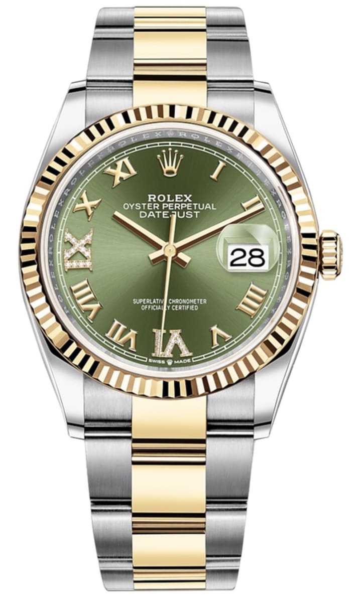 Rolex Datejust 36 Steel & Yellow Gold Women's Watch