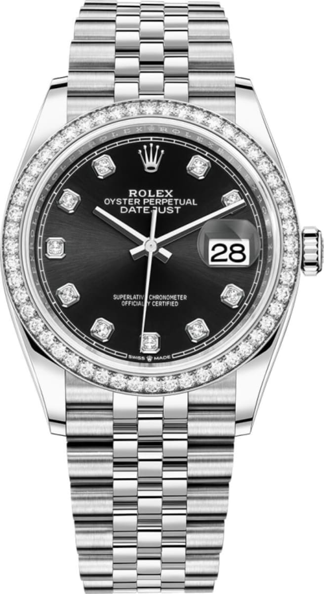 〇 ROLEX レプリカ品 DATEJUST 36 対応ブレス YZ4428 Rolex Datejust 36 White Gold & Diamonds Unisex Watch