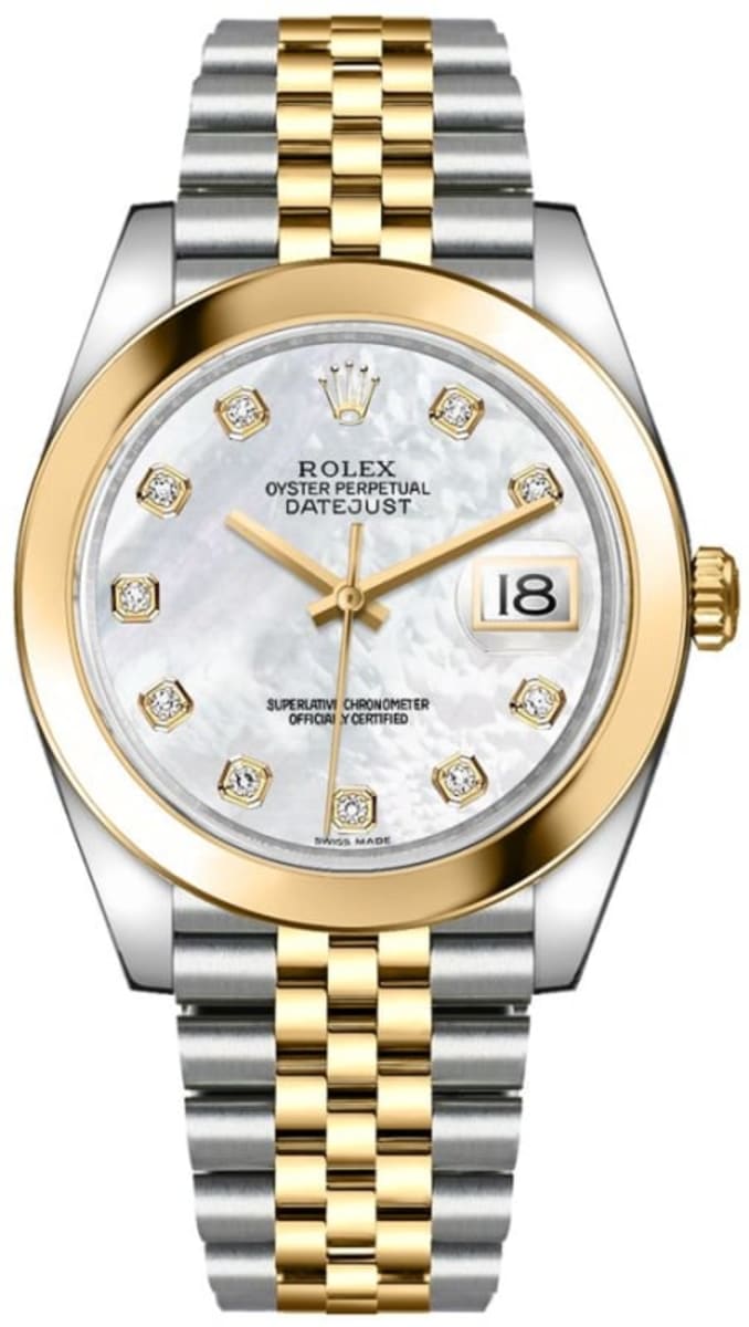 Rolex Datejust in Oystersteel and gold, M126303-0001