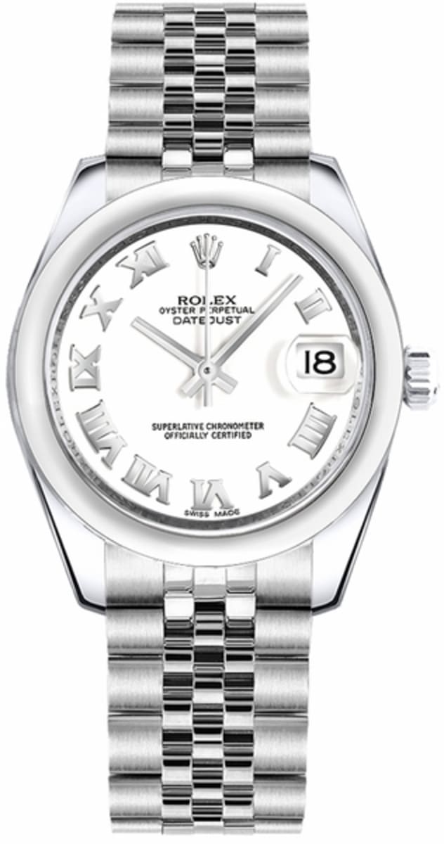 rolex datejust 31 white dial