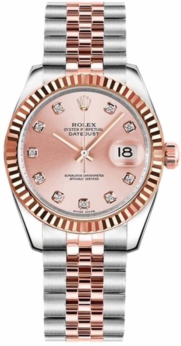 rolex women's rose gold watches