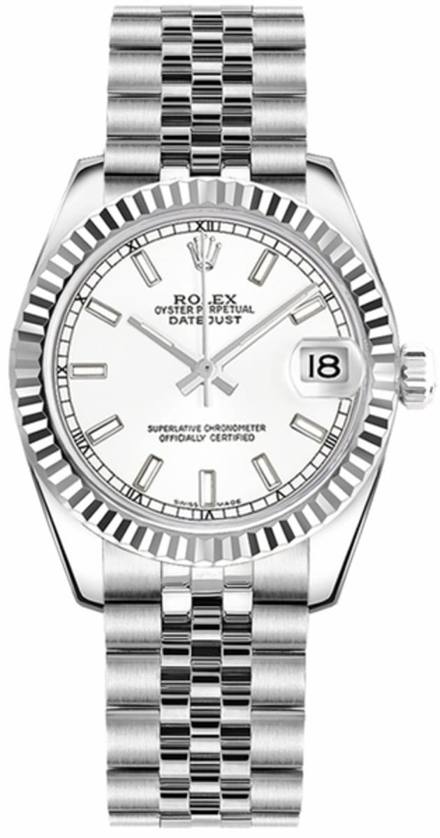 Rolex Datejust 31 White Dial Women's 