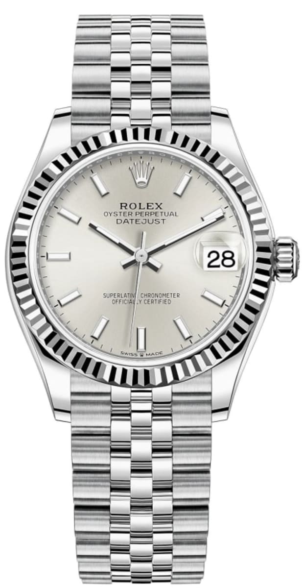 Rolex Datejust 31 Stainless Steel and White Gold Women's Watch