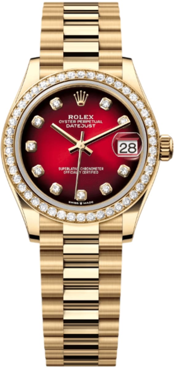 Rolex Datejust 31 Yellow Gold Women's Watch M278288RBR-0041