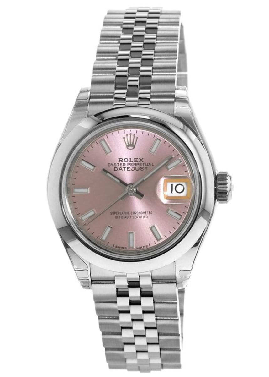 rolex pink women's watch