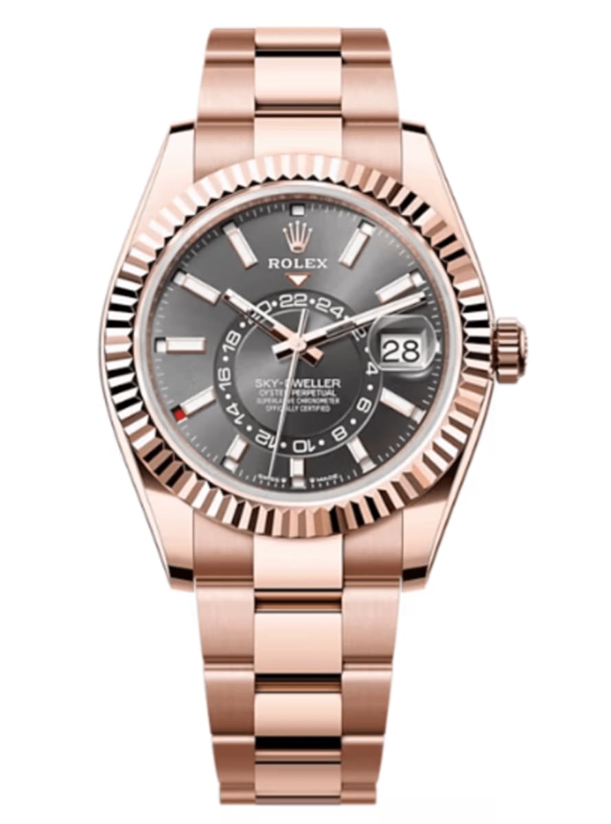 Rolex Sky-Dweller Rose Gold Men's Watch M336935-0004 | WatchMaxx