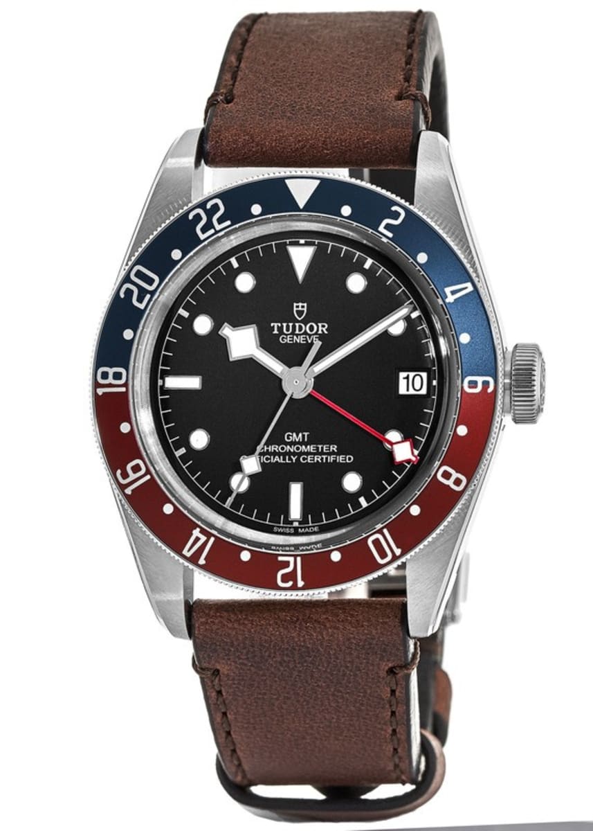 tudor pepsi leather strap