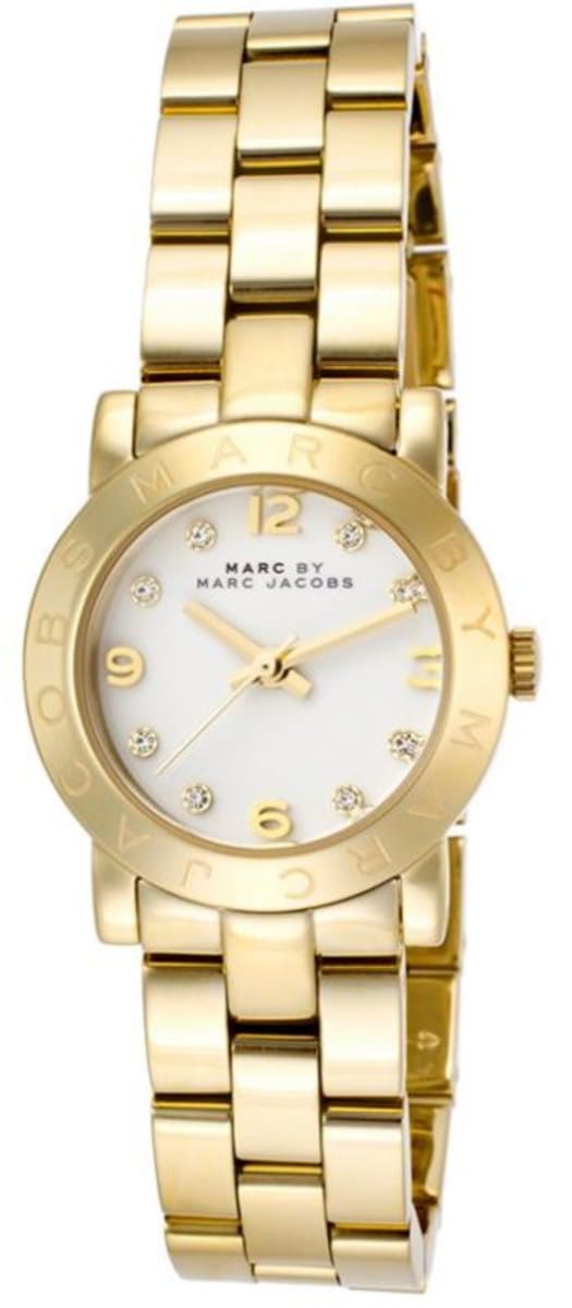 【MARC JACOBS】ウォッチ Marc Jacobs Vic Silver Dial Silver Steel Strap Watch for Women