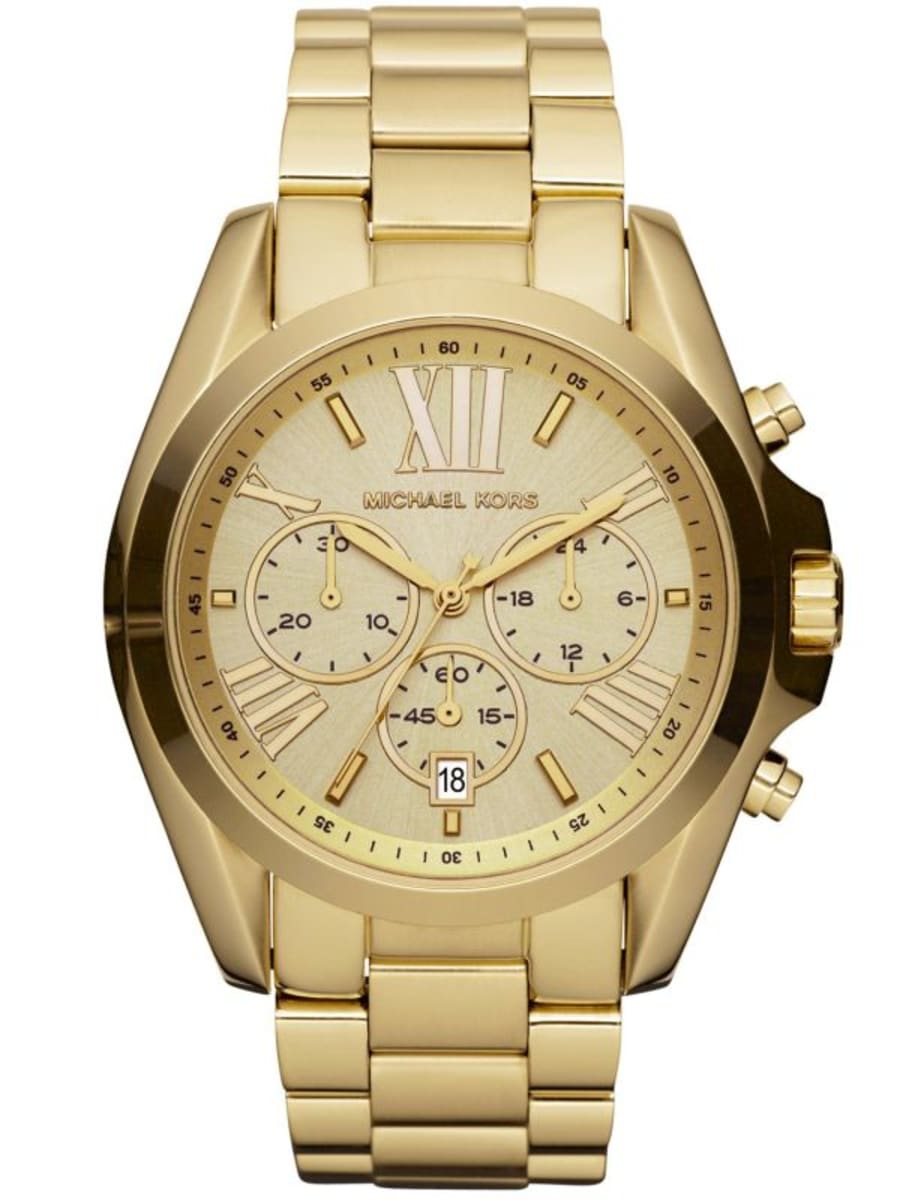 Michael Kors Bradshaw Chronograph Goldtone Women's Watch MK5605