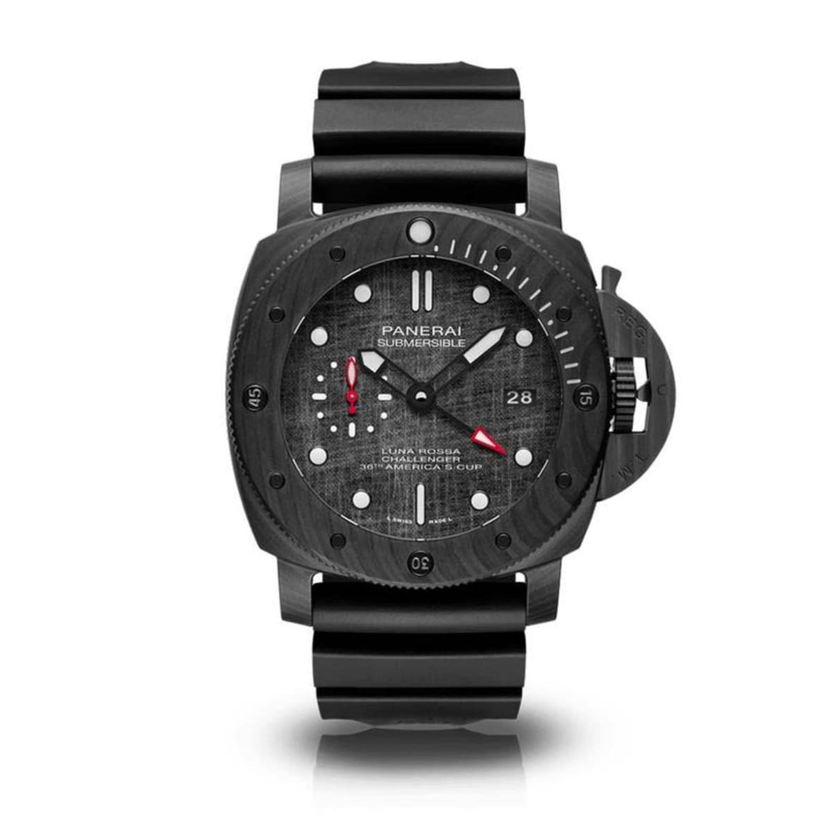 Panerai Submersible Luna Rossa Carbotech Automatic Grey Dial