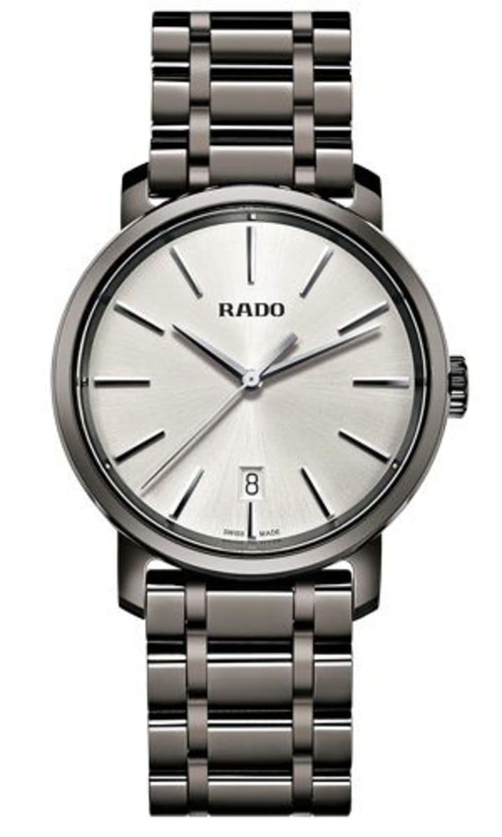 Rado Diamaster XL Quartz Men's Watch R14072112 | WatchMaxx