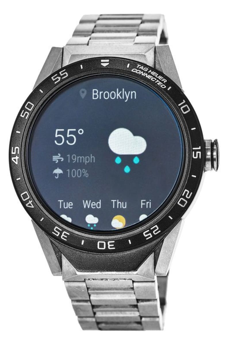 Tag heuer connected modular 45 titanium mens watch clearance