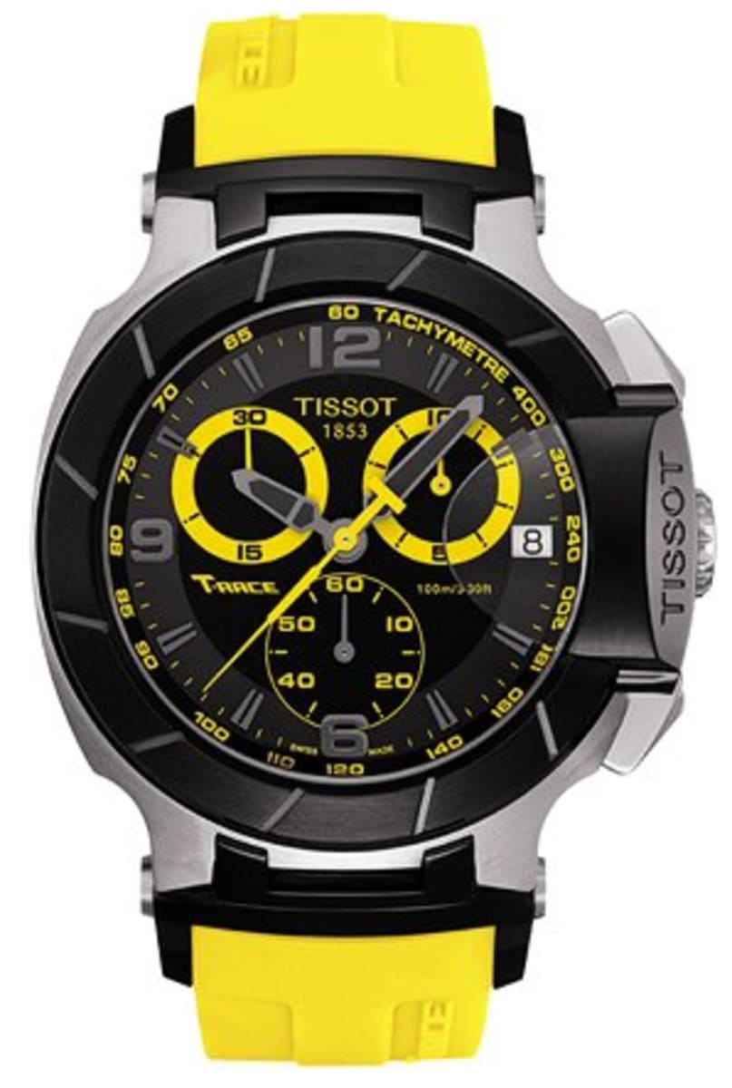 Tissot T Sport T Race Chronograph Yellow Men S Watch T048 417 27 057 03