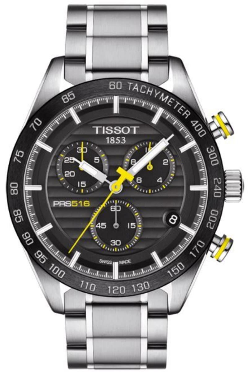 TISSOT PRS 516 クォーツ腕時計 Tissot PRS 516 Chronograph Men's Watch T100.417.11.051.00