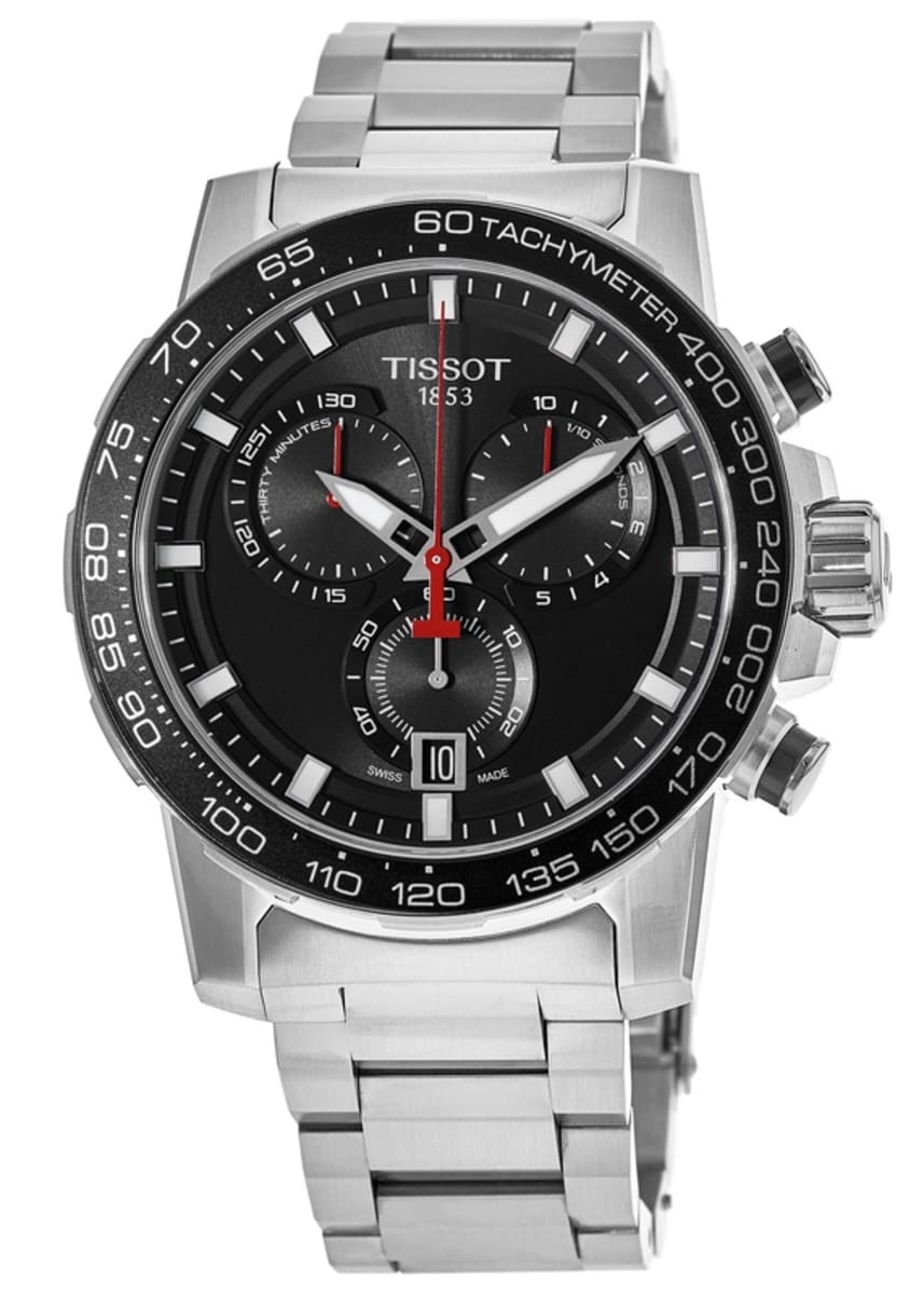 Tissot Supersport Chrono Black Dial Steel Men's Watch T125.617.11.051.00