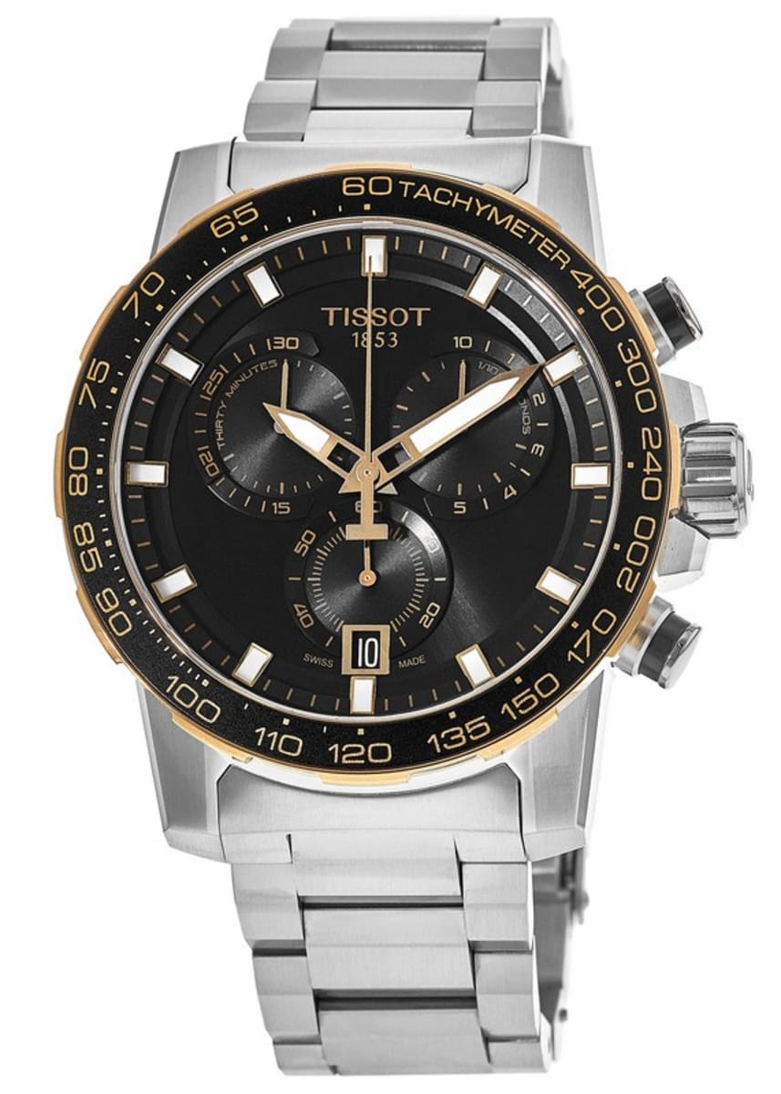 Tissot Supersport Chrono Black Dial Steel Men's Watch T125.617.21.051.00