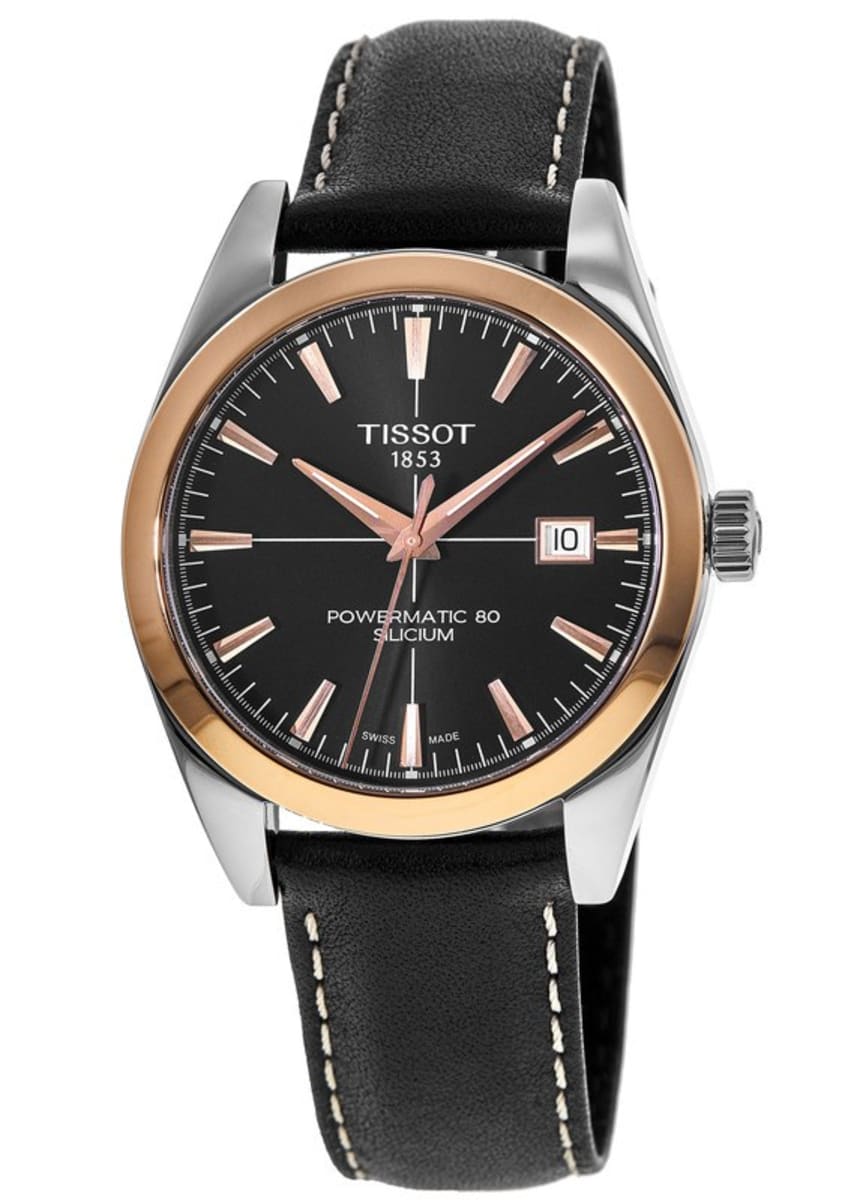 Get the newest Tissot Gentleman Powermatic 80 Silicium Men's Black Watch  T127.407.11.051.00 with cheapest price