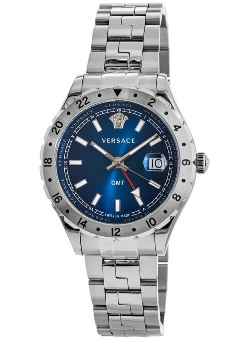 Versace Hellenyium GMT Blue Dial 