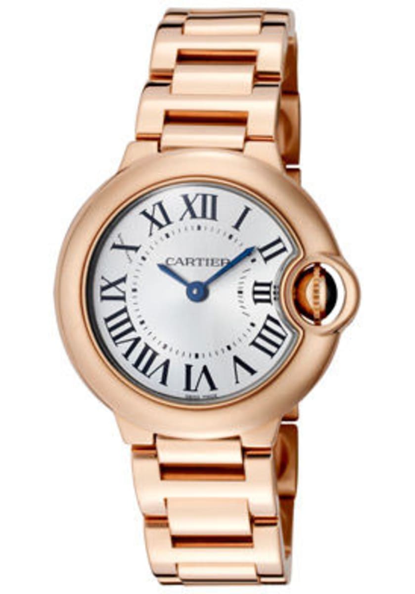 cartier ballon bleu 28mm rose gold