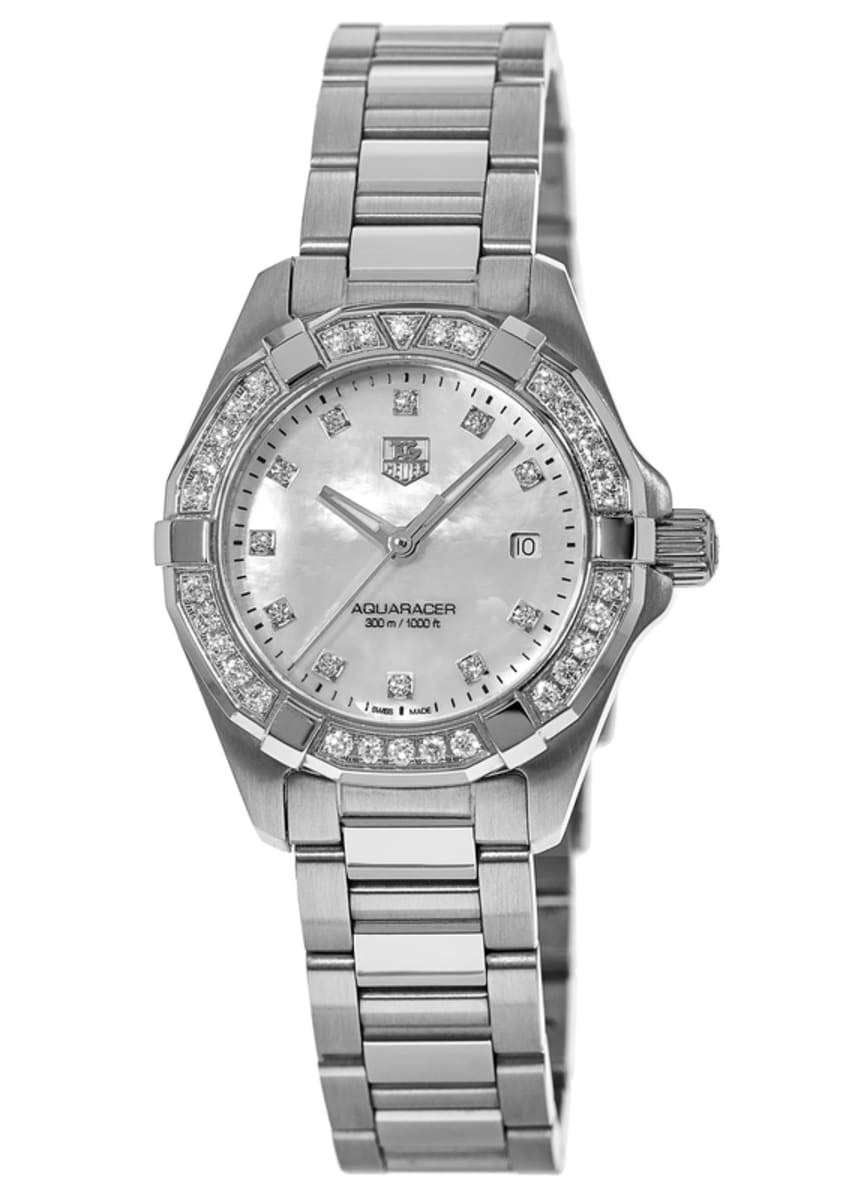 Tag Heuer Aquaracer Lady 300M 27MM Mother of Pearl Diamond