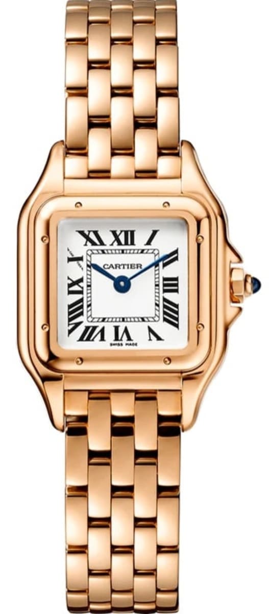 cartier tank rose gold