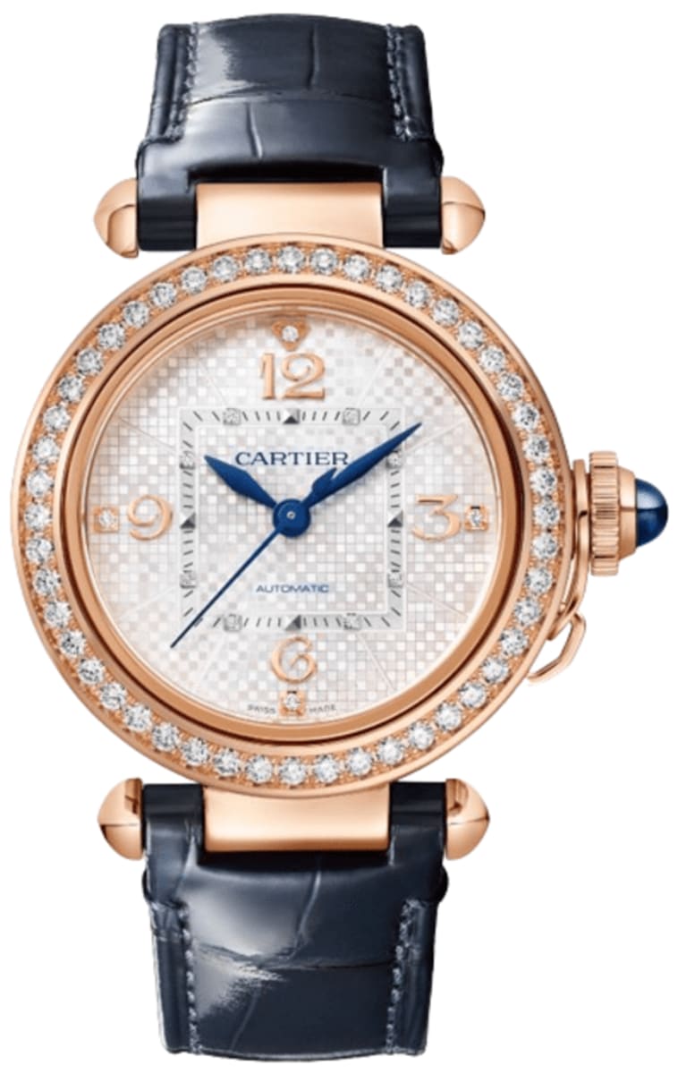カルティエ Cartier パシャ WJPA0027 レディース 腕時計 ダイヤ ベゼル シルバー K18PG 自動巻き ウォッチ Pasha 90291800 Cartier - カルティエ Cartier パシャ WJPA0027 レディース 腕時計