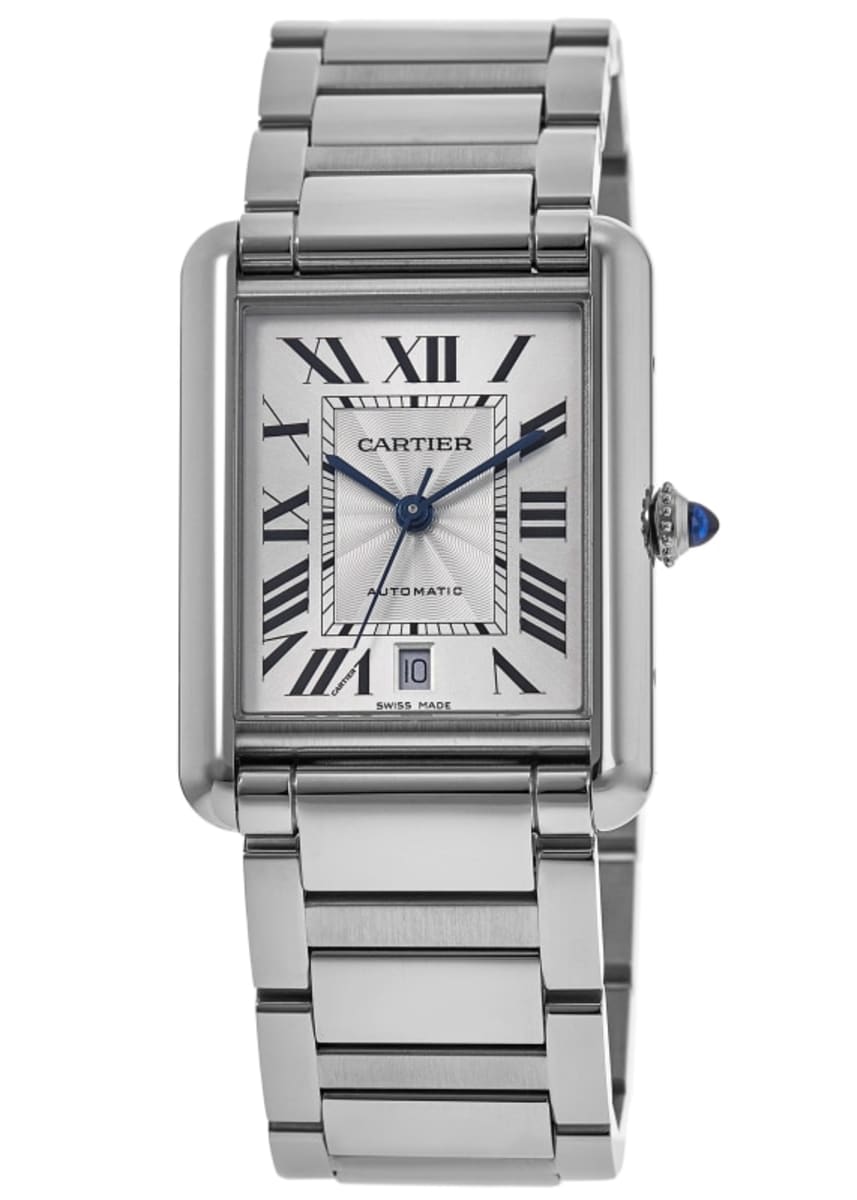  Cartier Tank Solo XL Automatic Silver Dial Men's Watch