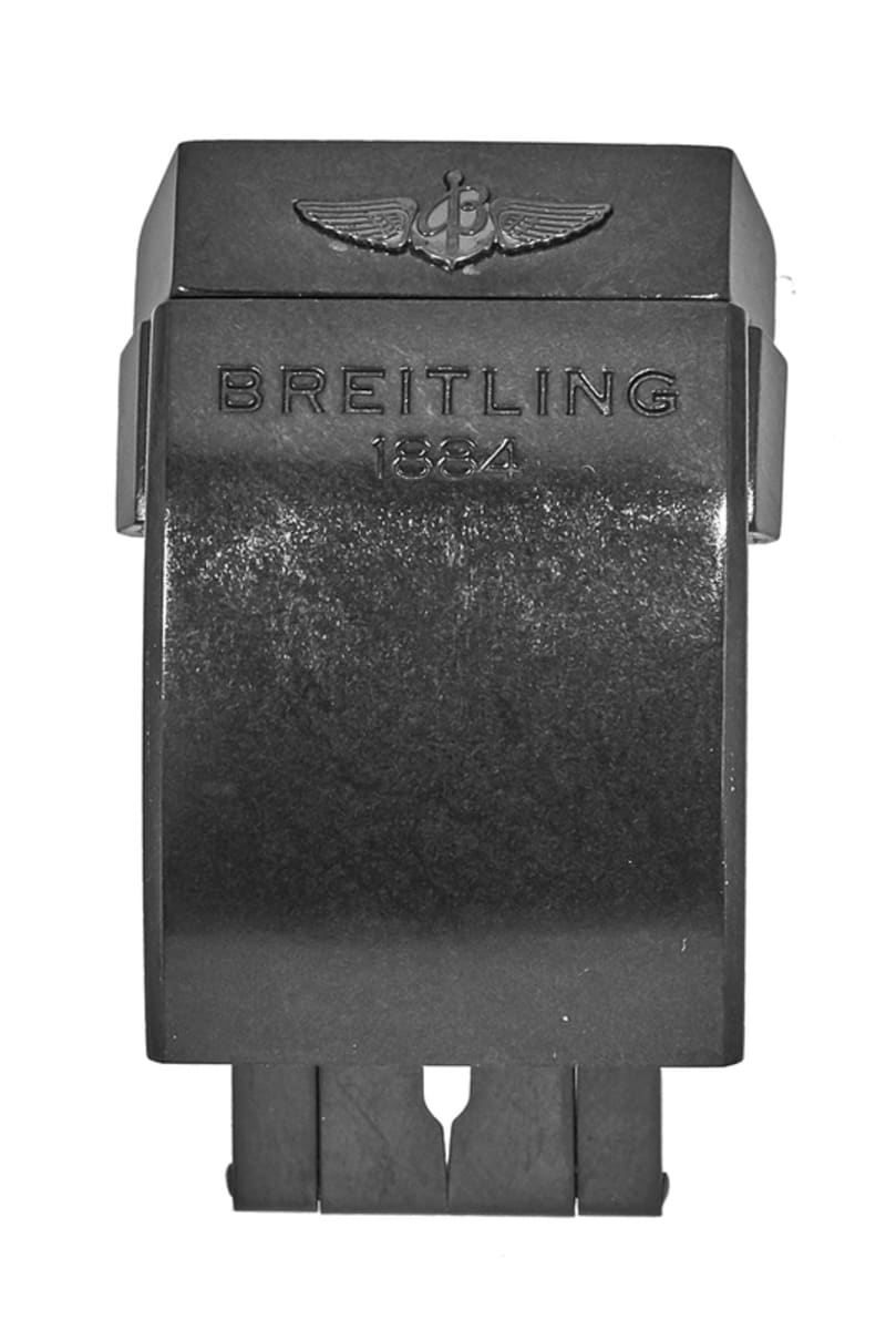 Breitling Titanium Blacksteel Deployment Buckle Men's Buckle