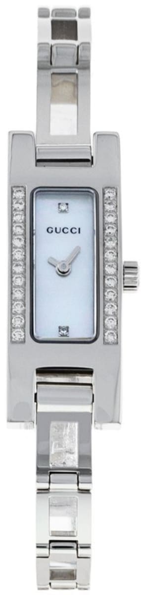 Gucci 3900 Mother of Pearl Dial Diamond Steel Women's Watch YA039512