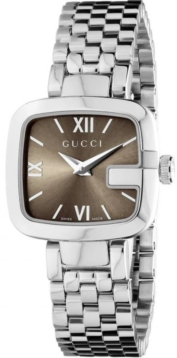 Gucci G-Gucci Brown Dial Steel Women's Watch YA125516 | WatchMaxx