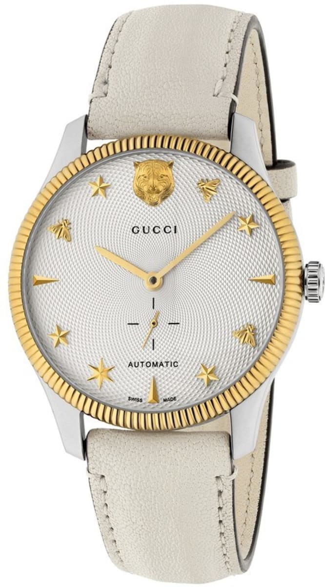 Gucci G-Timeless Automatic Silver Dial 