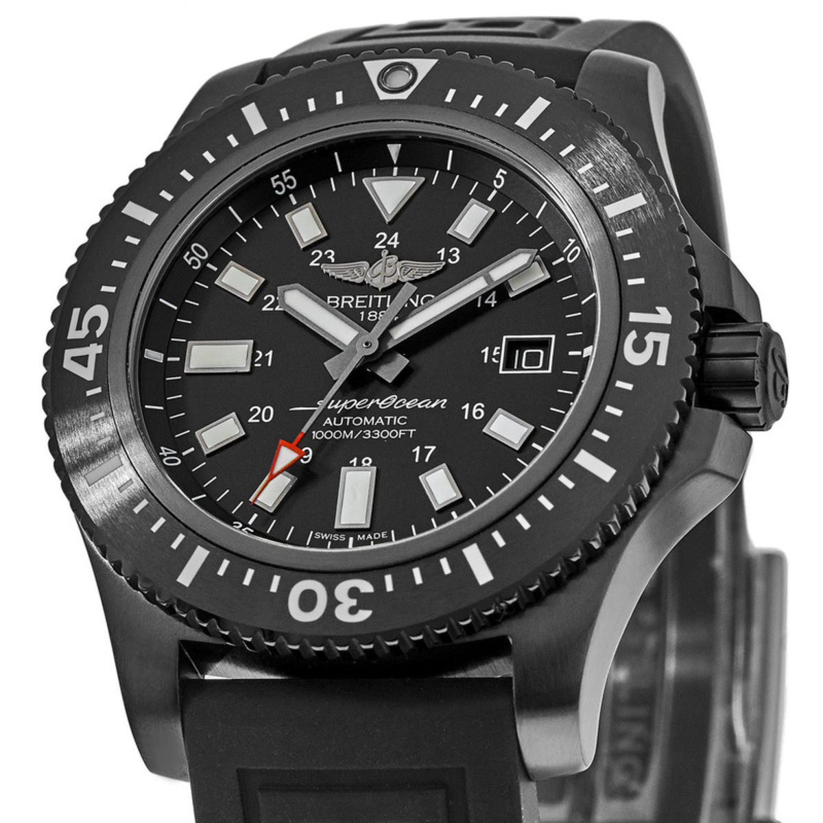 breitling rubber deployment strap