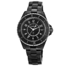 CHANEL WATCH, J12, white ceramic. Steel Diamond ref.947466