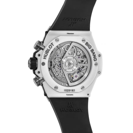 Hublot Big Bang Unico 42mm White Ceramic Skeleton Dial Men's Watch 441 ...