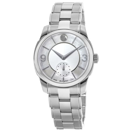 Movado LX Silver Dial Steel Women's Watch 0606618-SD | WatchMaxx.com