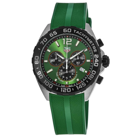 TAG Heuer formula 1 腕時計 New Tag Heuer Formula 1 Quartz Chronograph Green Men's Watch