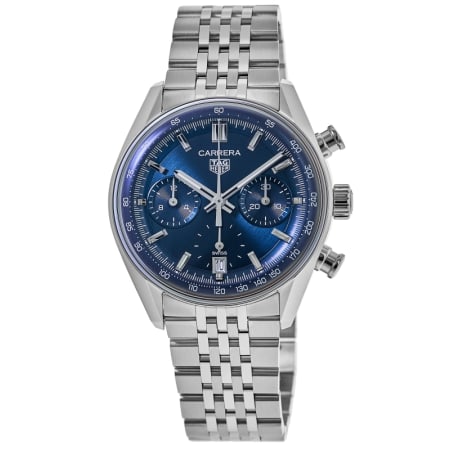 Tag Heuer Carrera Chronograph Blue Dial Stainless Steel Men's Watch CBS2212.BA0048