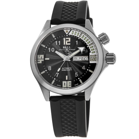 Ball Engineer Master II Diver Automatic Black Dial Rubber Strap Men's Watch DM2020A-PA-BKWH