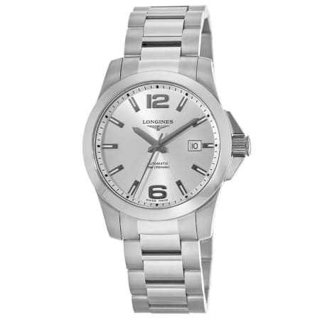 Longines Conquest Automatic Silver Dial Stainless Steel Men's Watch L3 ...