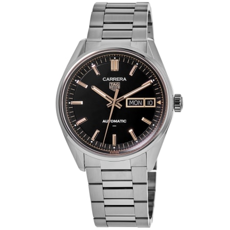 Tag Heuer Carrera Day-Date Automatic Black Dial Stainless Steel Men's Watch WDA2111.BA0043