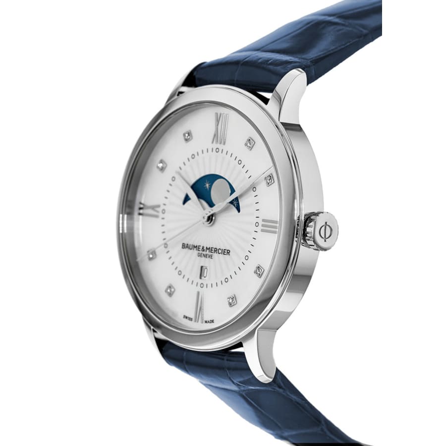 white casio touch watch