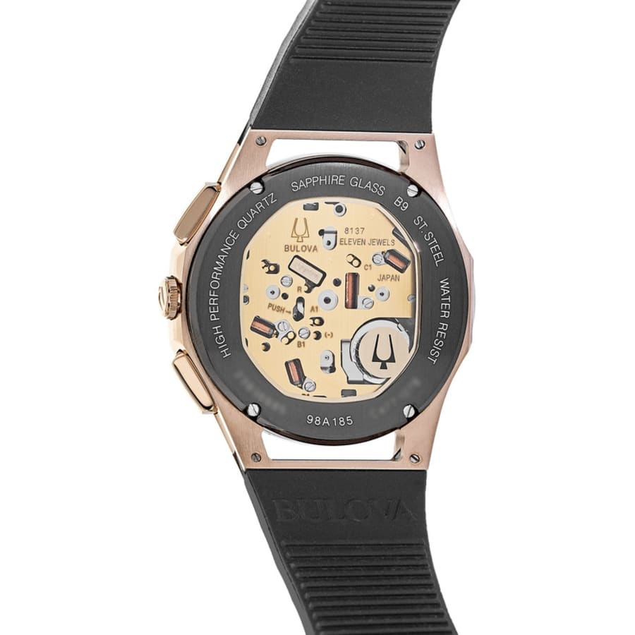98a185 men's curv chronograph watch clearance
