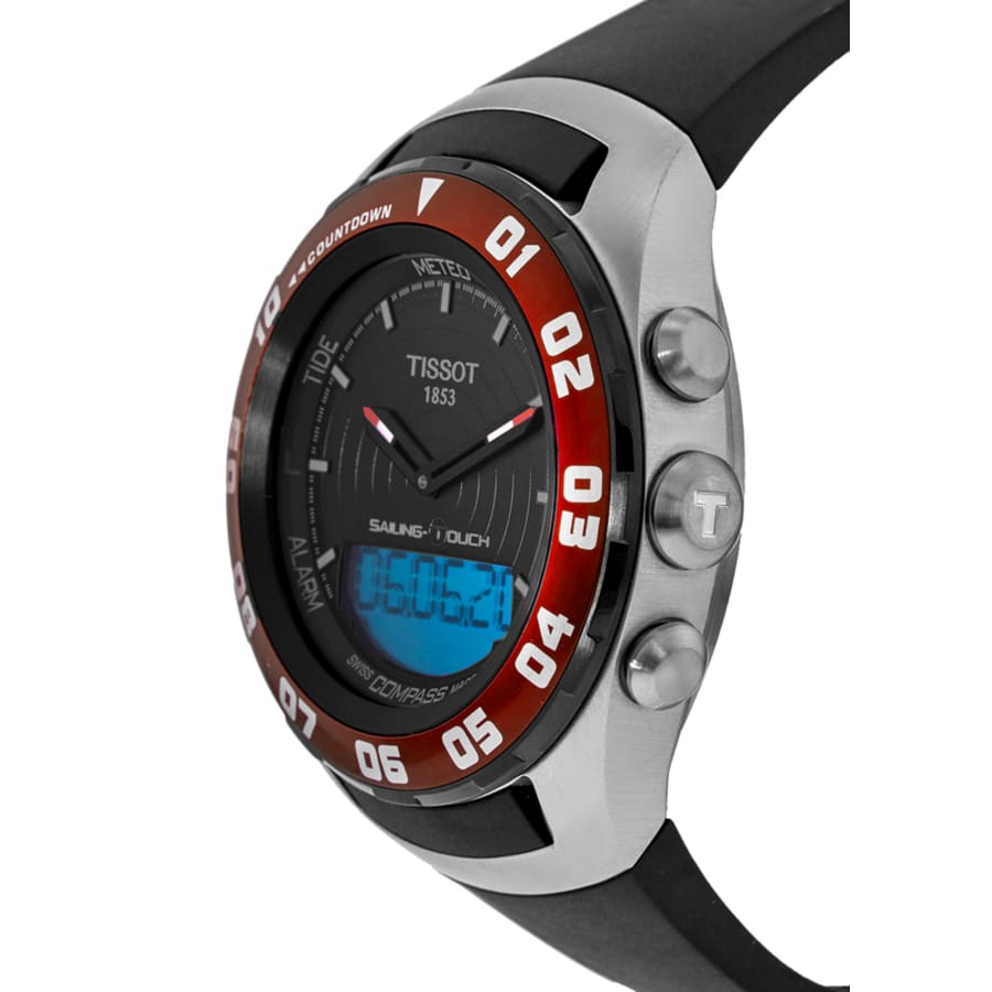 Tissot TTouch Sailing Red Bezel MultiFunction Men