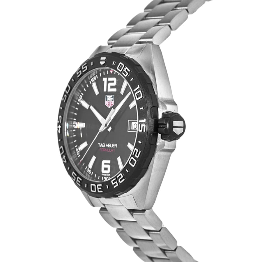 Tag Heuer Formula 1 Quartz Black Dial Steel Men's Watch WAZ1110.BA0875 | WatchMaxx.com