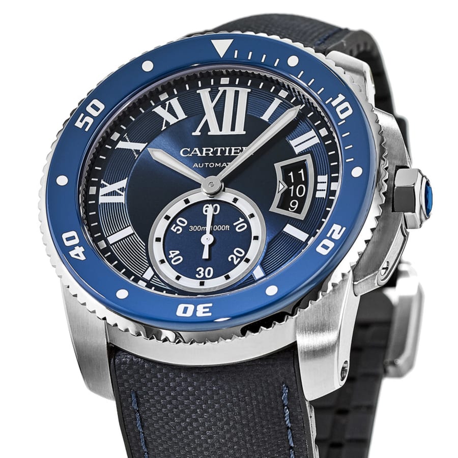 cartier calibre de diver blue cartier calibre de diver blue
