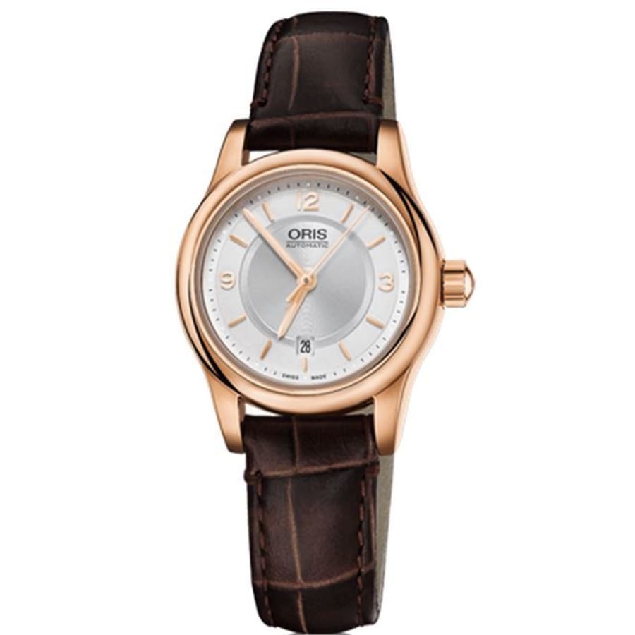 新品　オリス　クラッシック　デイト　レディース　０１　５６１　７６５０　４３３４ Oris Classic Date Women's Watch 01 561 7650 4831-07 6 14 10