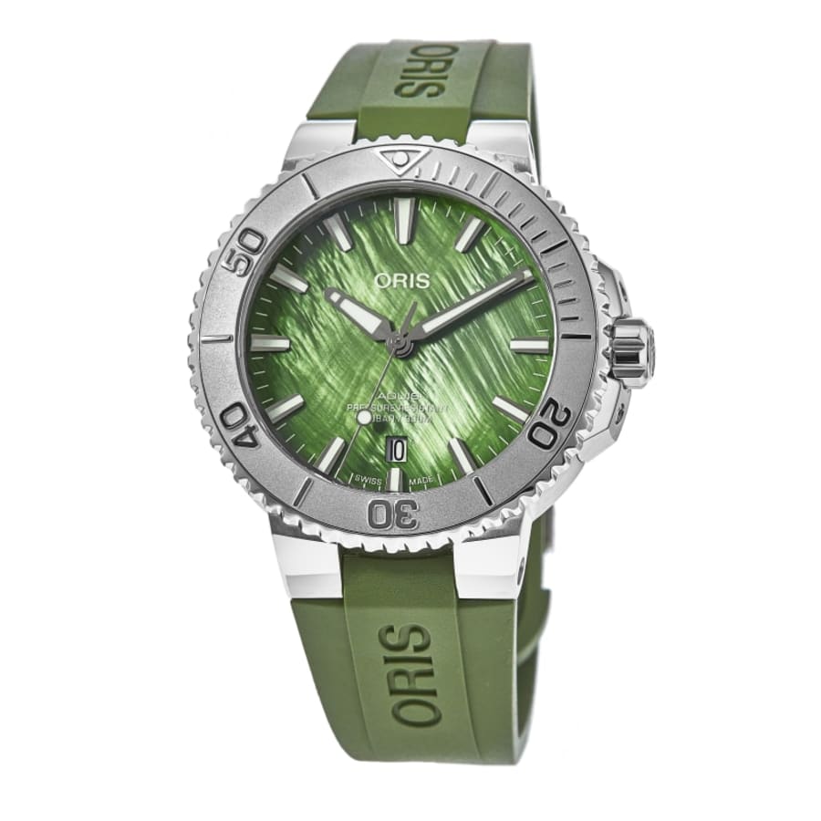 Oris Aquis Limited Edition New York Harbor Green Dial Men's Watch 01 ...