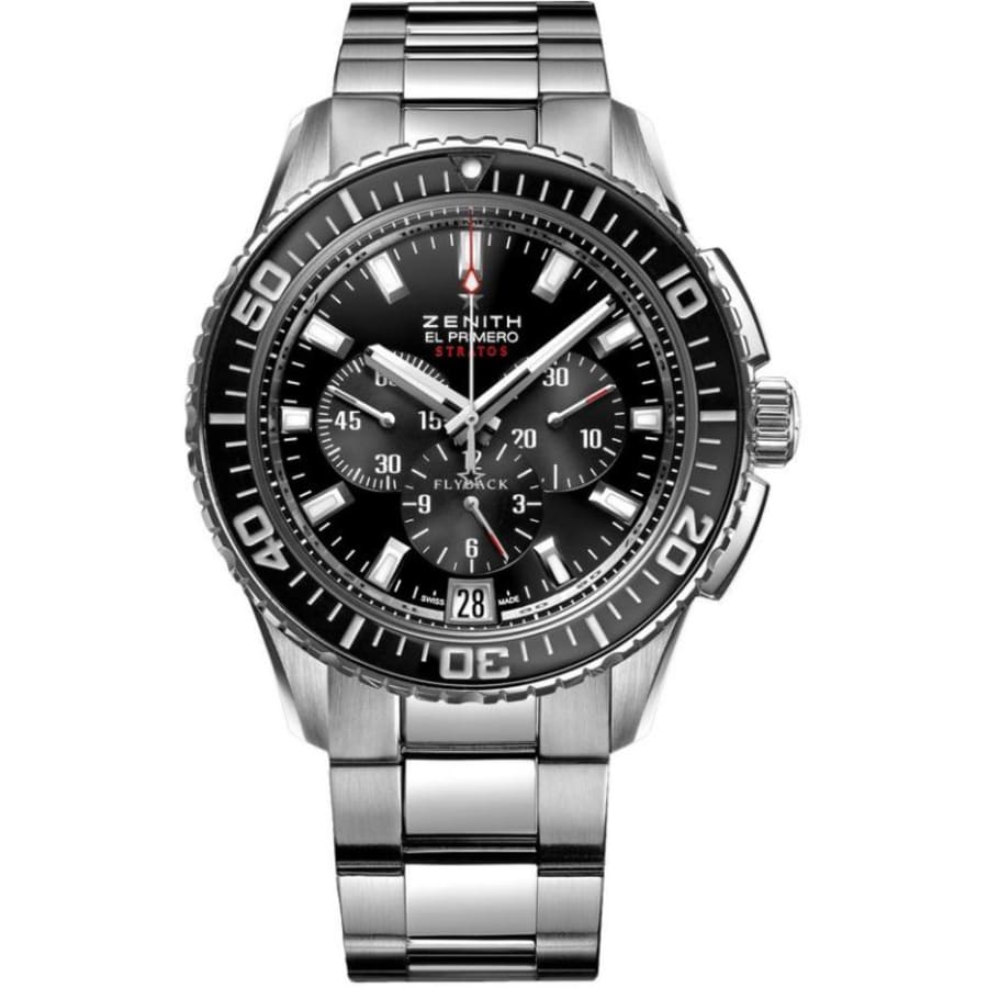 エビライ Zenith El Primero Stratos Flyback Men's Watch 03.2060.405/21.M2060